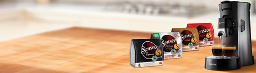 senseo homepage banner machine coffees